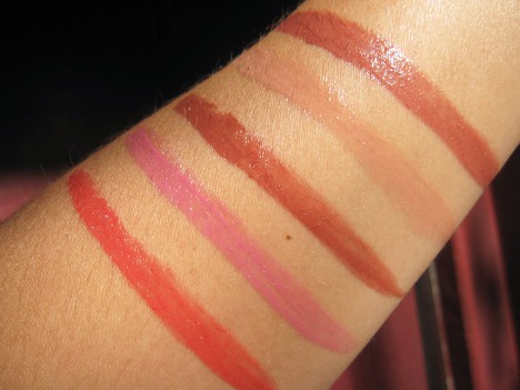 Too Faced La Crème Color Drenched Lip Creams swatches 