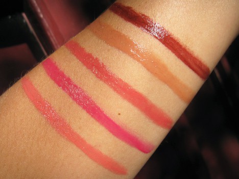 Too Faced La Crème Color Drenched Lip Creams swatches 