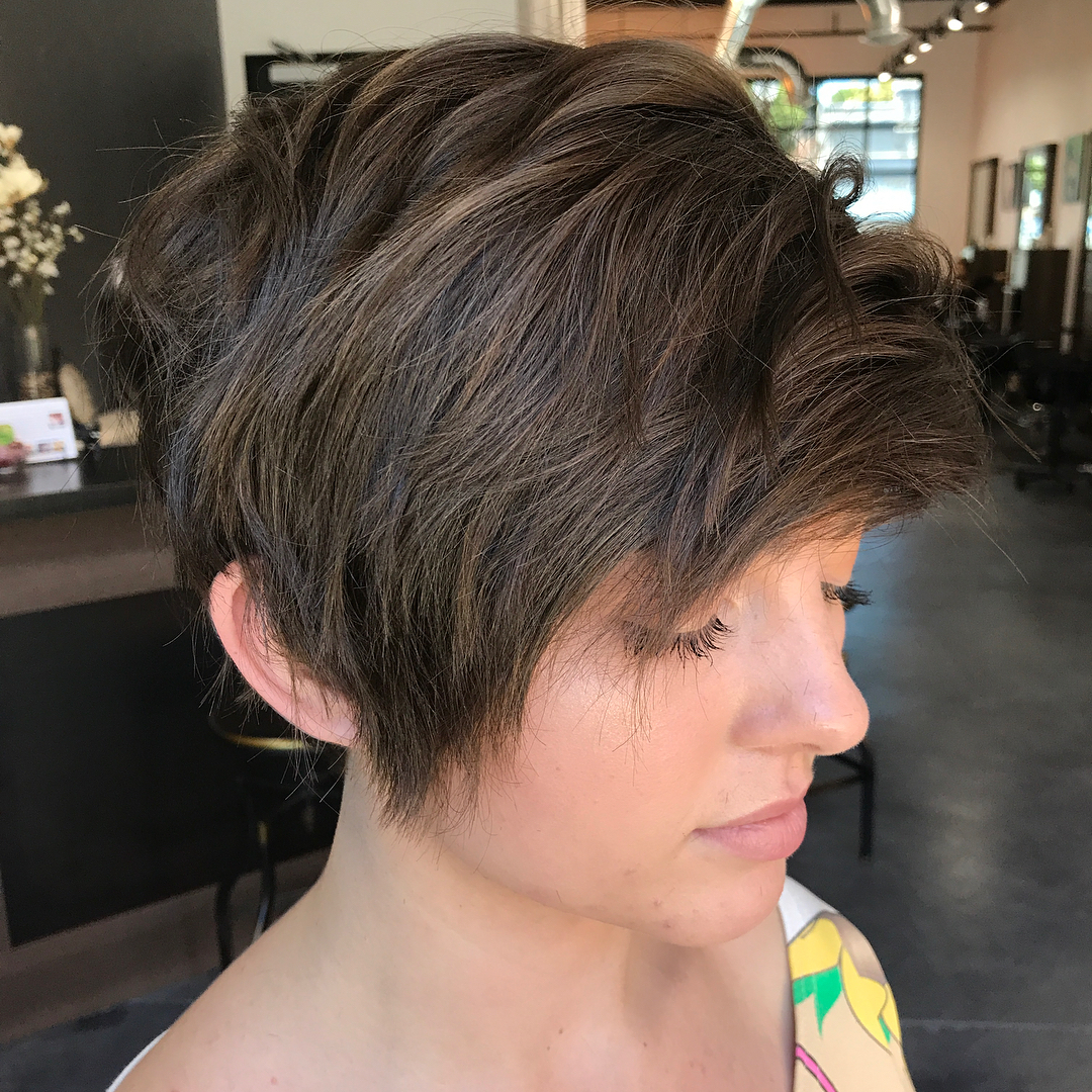 Leuke piece-y pixie voor dik haar