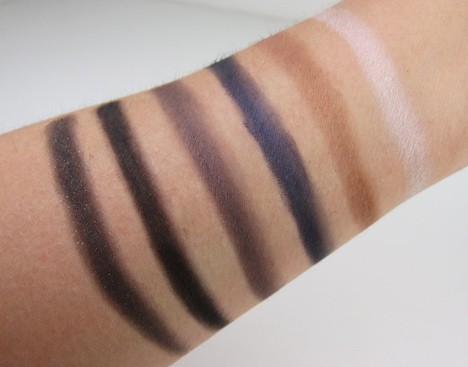 NYX Smokey palet swatches