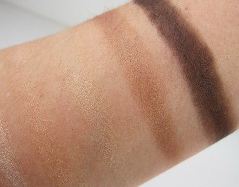 NYX Natural palette swatches