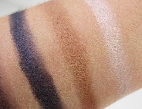 NYX Smokey palet swatches