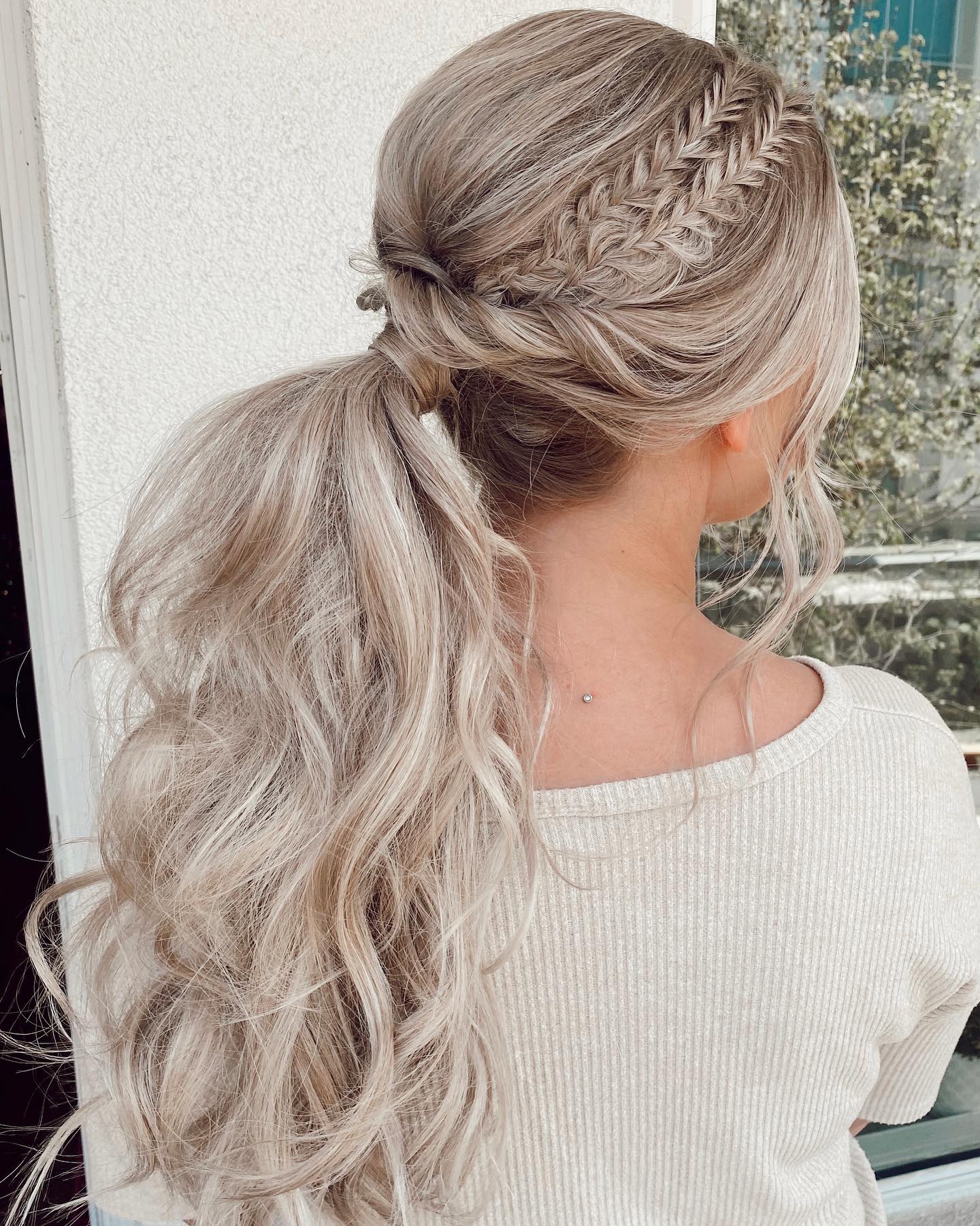 Blonde Fishtail Vlecht