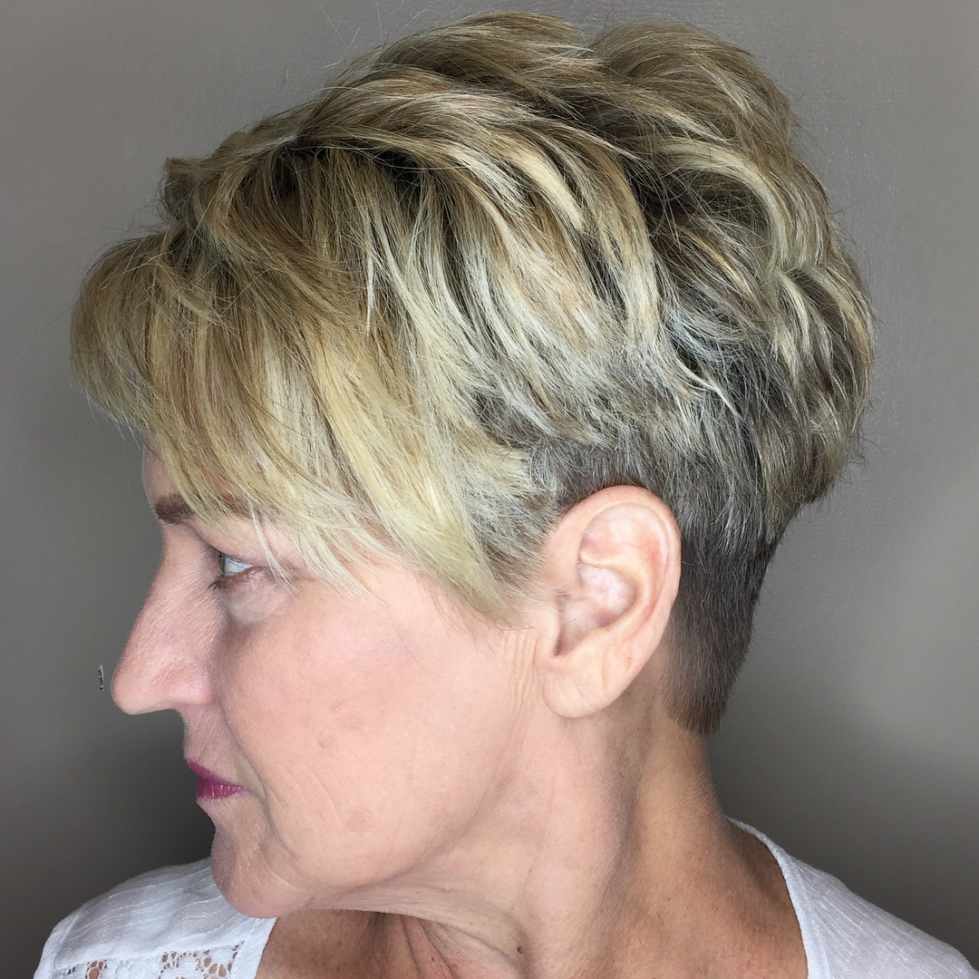 Undercut Pixie voor grof haar