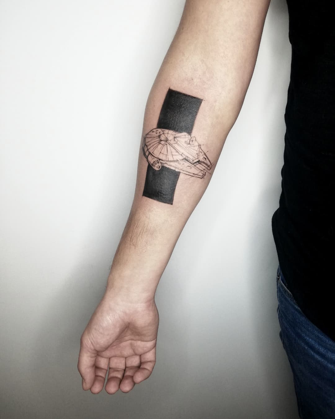 Minimalistische Star Wars Geïnspireerde Tattoo