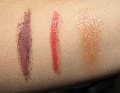 100% Pure Fruit Pigmented Cosmetics swatches