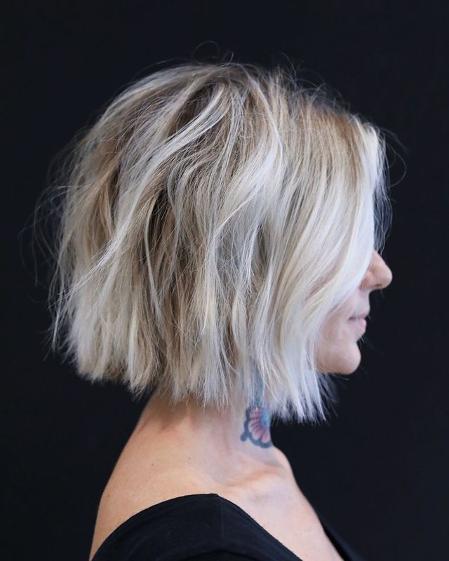 50+ Shaggy Witte Bob