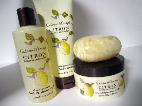 Crabtree &Evelyn Citron Collectie