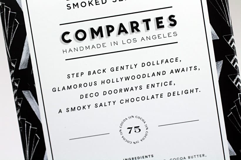 Compartes Old Hollywood Pure Chocolade/Gerookt Zeezout