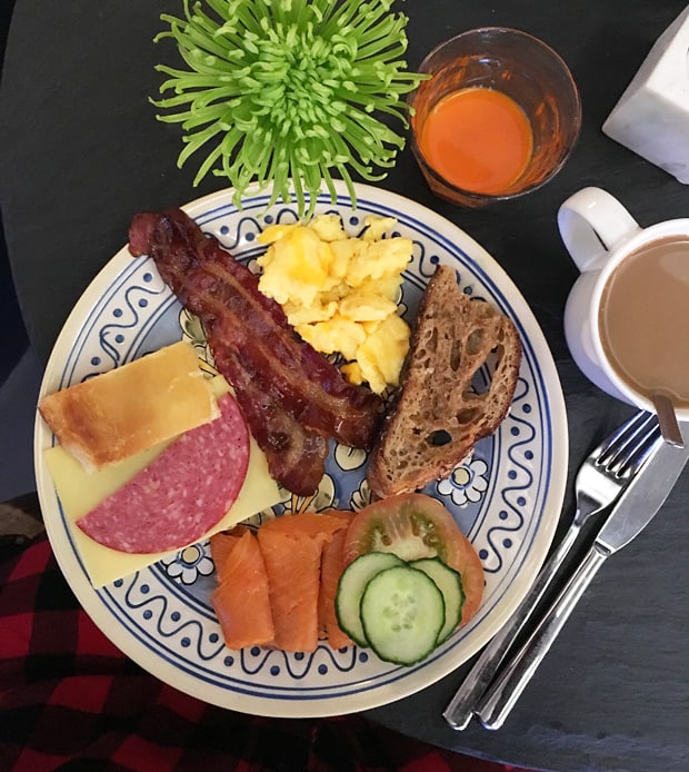 Ontbijtbuffet in IJsland