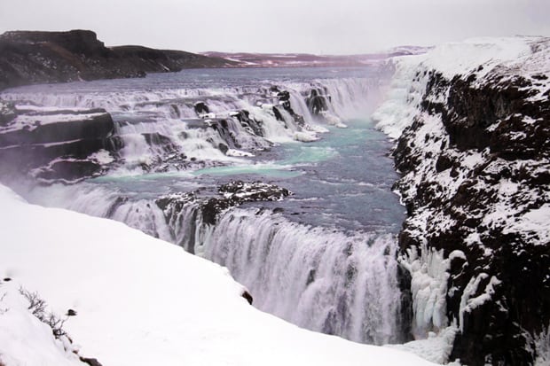 Gullfoss waterval IJsland