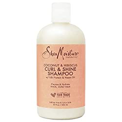 SheaMoisture Kokosnoot &Hibiscus Krul &Shine Shampoo