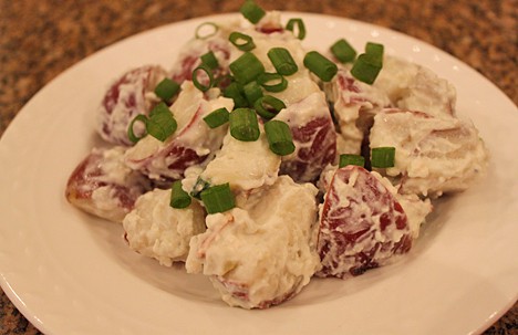 Blue Cheese Aardappel salade Recept 