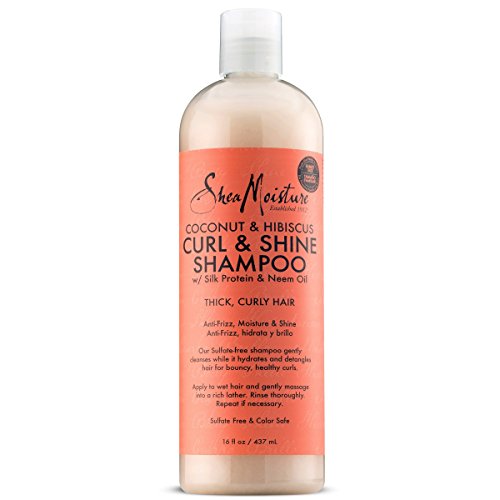 SheaMoisture Kokosnoot &Hibiscus Krul &Shine Shampoo