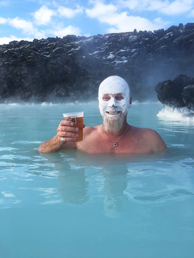 Genieten bij Blue Lagoon IJsland