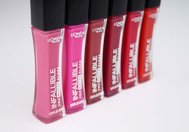 De nieuwste drogisterij make-up must-haves van We Heart This: De L'Oreal Infallible Pro Matte Gloss collectie met swatches en een review.