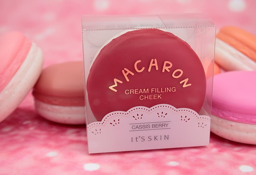 Koreaans Beauty merk It's Skin Macaron Cream Filling Cheek blush in Cherry Blossom