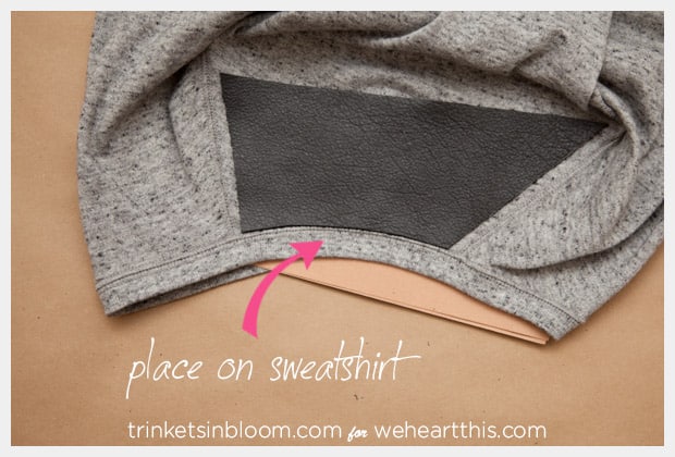 DIY-sweatshirt-lederen-patches-bevestigen