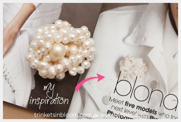 DIY Sieraden Twisted Pearl Broche