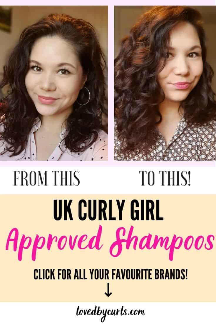 UK Curly Girl goedgekeurde shampoos