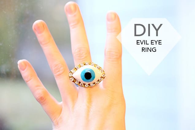 diy-evil-eye-ring instructies