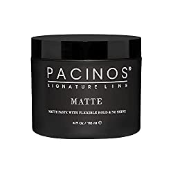Pacinos Matte Hair Paste - Flexibele Hold, No Shine, Sculpting &Styling Wax
