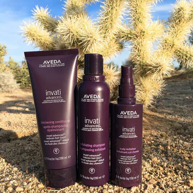 Aveda Invanti Advanced haircare collectie voor dunner wordend haar en haaruitval voor woestijncactus